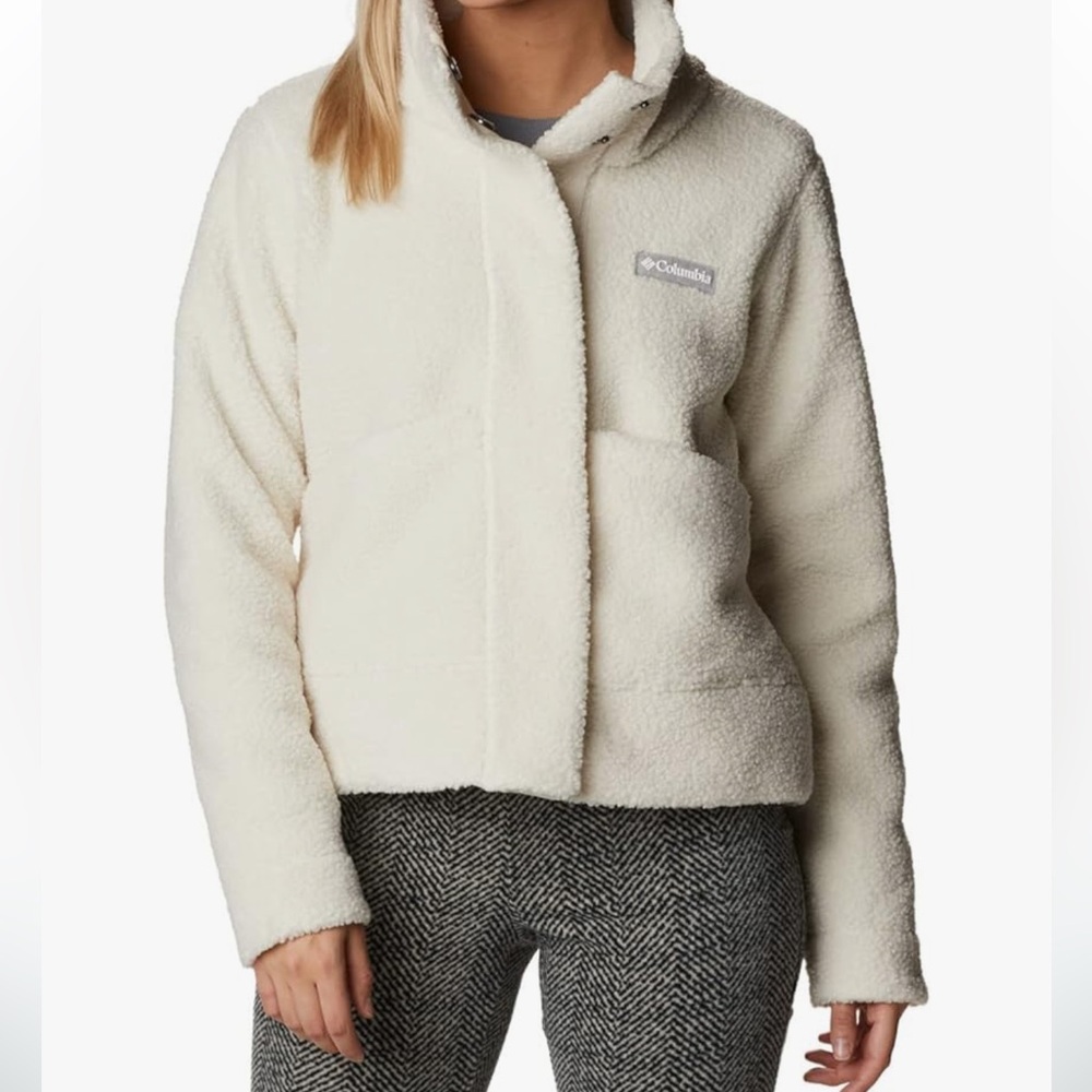 SMALL Columbia Women's Panorama Snap Fleece Jacket